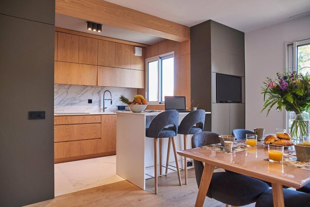 Magnifique Appartement Design Parking Chiberta Anglet Zewnętrze zdjęcie